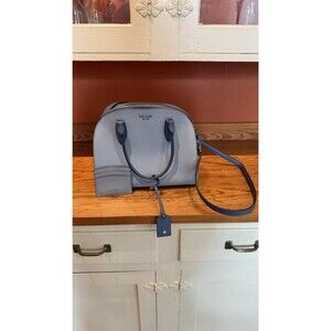 KATE SPADE Medium Dome Satchel Blue Dawn Dark Blue/Silver